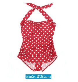 ESTHER WILLIAMS 水着 レッド