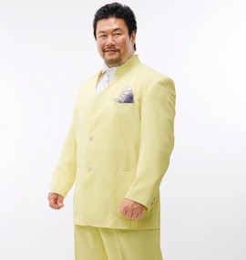  ２ツ釦デザインスーツ