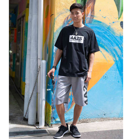 シンプルロゴがかっこいい 4a2sのストリートファッション 大きいサイズ メンズ服の通販 ミッド インターナショナル