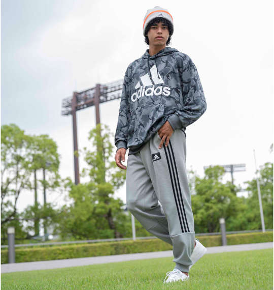 スポーツdayにぴったり 小物使いがおしゃれなオール アディダスコーデ 大きいサイズ メンズ服の通販 ミッド インターナショナル