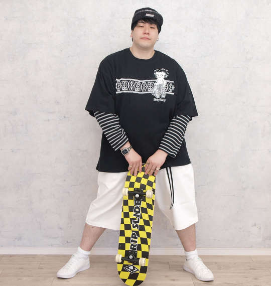 【まぁちゃん☆】ベティ ロンT☆4L BETTY BOOPバックプリントロンT[品番：MJNW0002890]｜me Jane（ミー