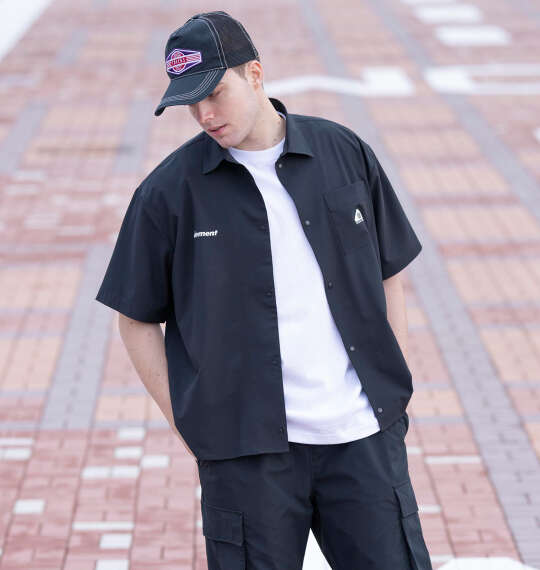 ELEMENT WATER半袖シャツを使った3Lサイズのコーディネート