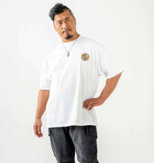 FLAGSTAFF×PEANUTS スヌーピーコラボ半袖Tシャツを使った3Lサイズのコーディネート