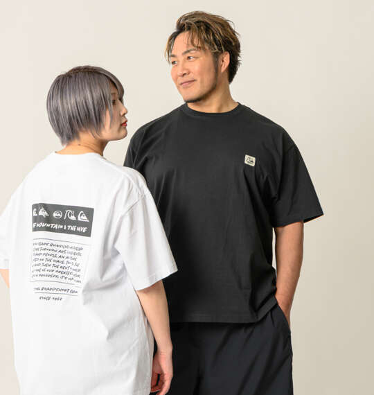 モデル棚橋弘至　Quiksilver BW HISTORY FRAME半袖Tシャツを使った3Lサイズのコーディネート