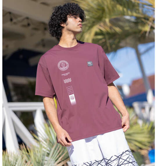 OCEAN PACIFIC 接触冷感ストレッチUV半袖Tシャツ を使った3Lサイズのコーディネート