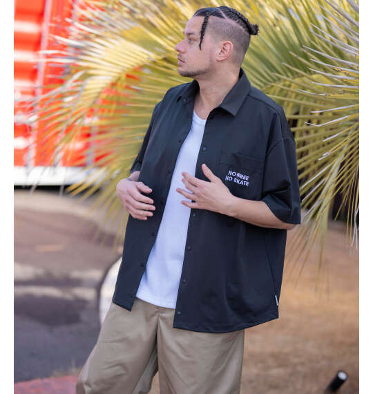 ELEMENT TREEユーティリティ半袖シャツを使った3Lサイズのコーディネート