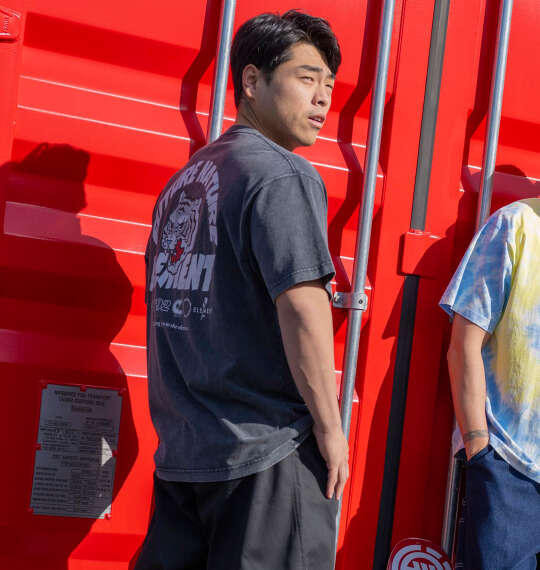 ELEMENT TIGER半袖Tシャツを使った3Lサイズのコーディネート