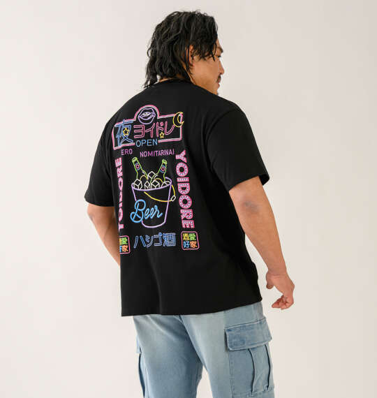 モデル後藤洋央紀　YOIDORE ニューボトル半袖Tシャツを使った3Lサイズのコーディネート