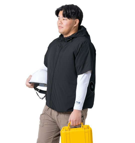 TULTEX 空調服®半袖ブルゾンを使った3Lサイズのコーディネート