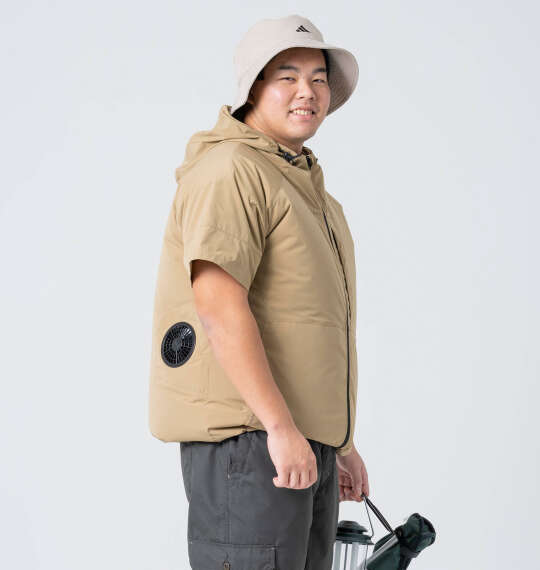 TULTEX 空調服®半袖ブルゾンを使った3Lサイズのコーディネート