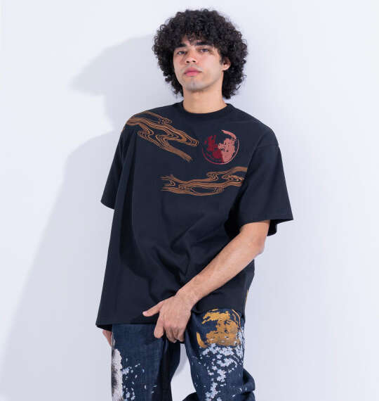 絡繰魂 龍神降臨半袖Tシャツを使った3Lサイズのコーディネート