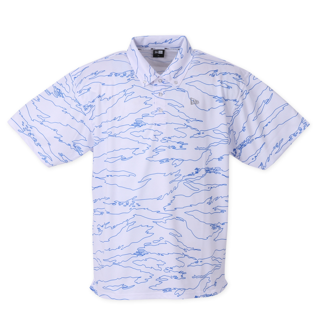 NEW ERA®GOLF タイガーストライプラインカモ半袖ポロシャツ 商品番号1278-2596