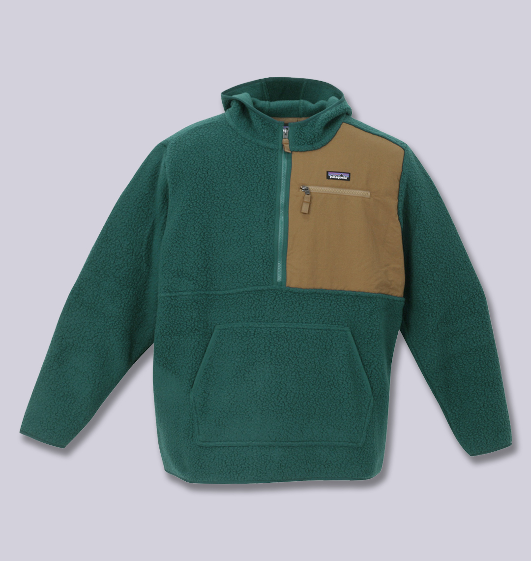 大きいサイズ ハーフジップフリースパーカー | PATAGONIA (パタゴニア
