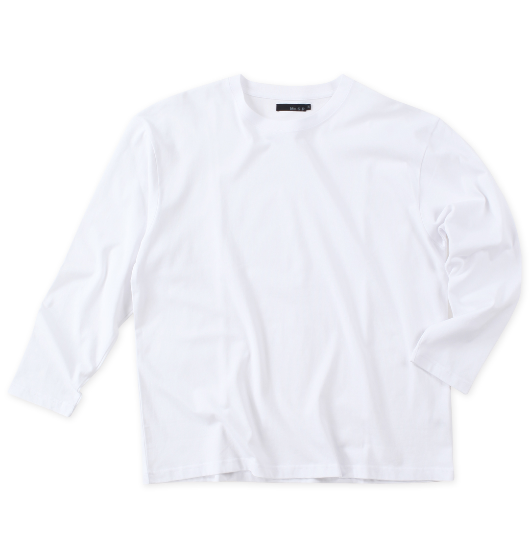 大きいサイズ 長袖Tシャツ (エムシーエスピー) 大きいサイズのメンズ服通販ミッド 1278-3344