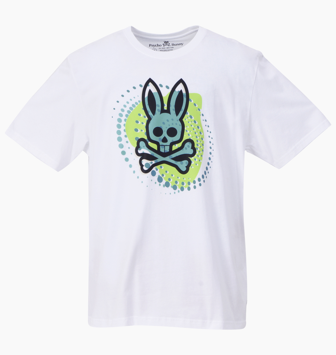紫③ Psycho Bunny 刺繍 ウサギ スカル ボーダー ロングtシャツ 通販