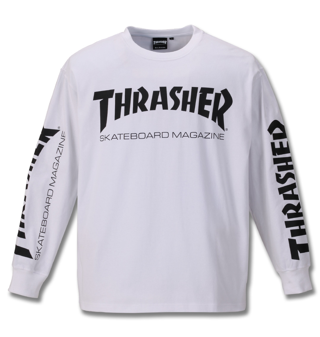 長袖tシャツ Thrasher スラッシャー 大きいサイズのメンズ服通販 ミッド インターナショナル 商品番号1178 9340