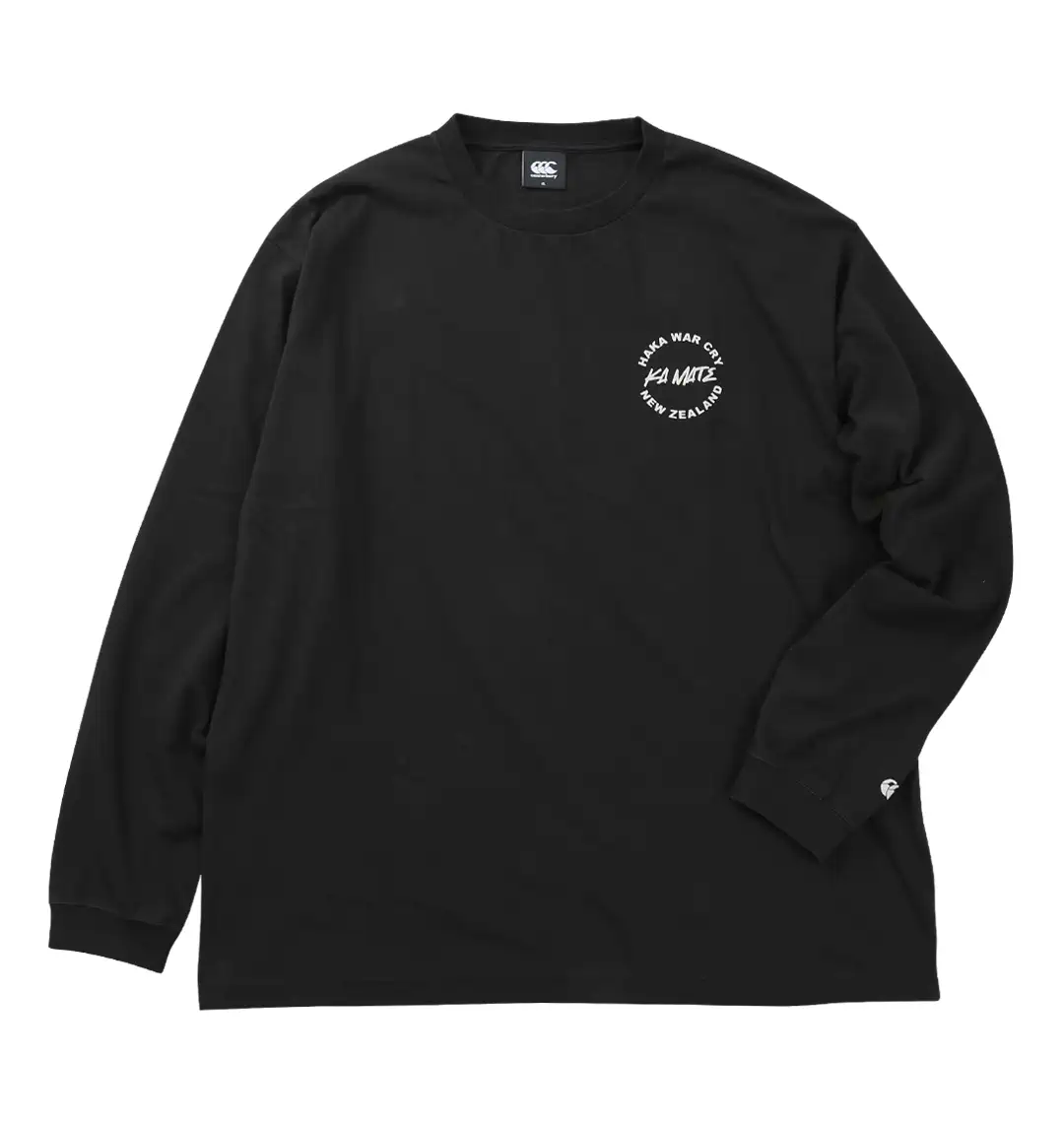 大きいサイズ HAKA WAR CRY長袖Tシャツ | canterbury (カンタベリー