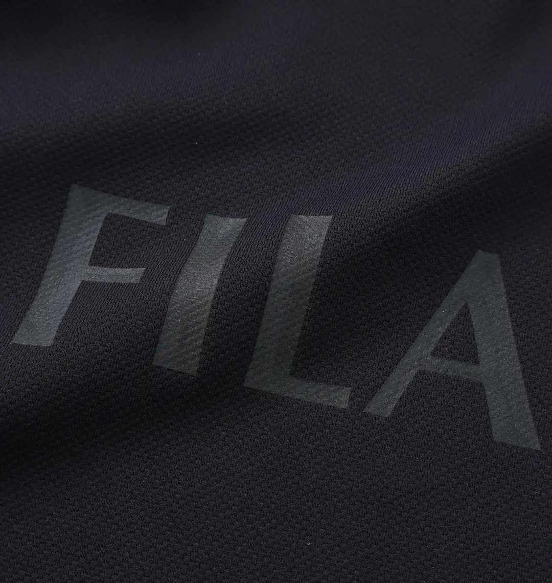 大きいサイズ 鹿の子調ストレッチモックネック長袖シャツ | FILA GOLF