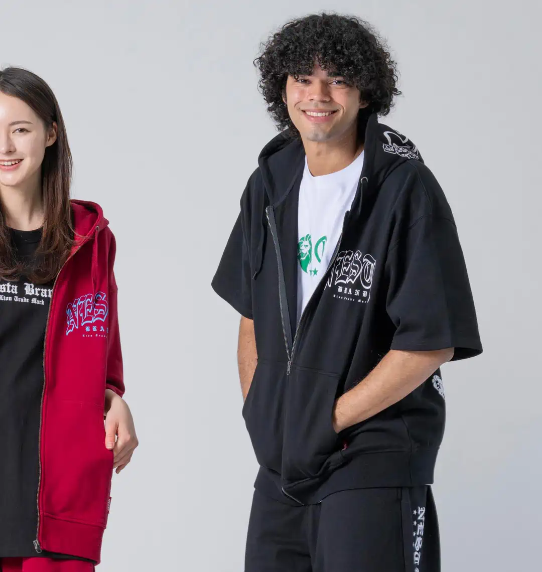 大きいサイズ 半袖フルジップパーカー | NESTA BRAND (ネスタブランド