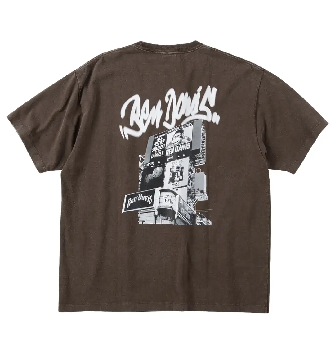 大きいサイズ ビルボードヴィンテージ半袖Tシャツ | BEN DAVIS (ベン