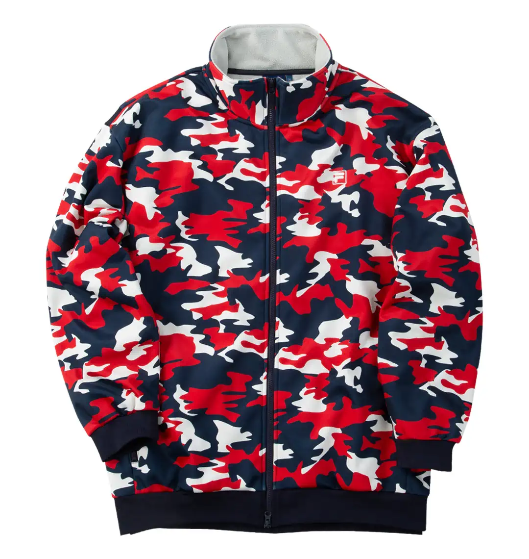 大きいサイズ カモフラ柄ボンディングブルゾン | FILA GOLF (フィラ