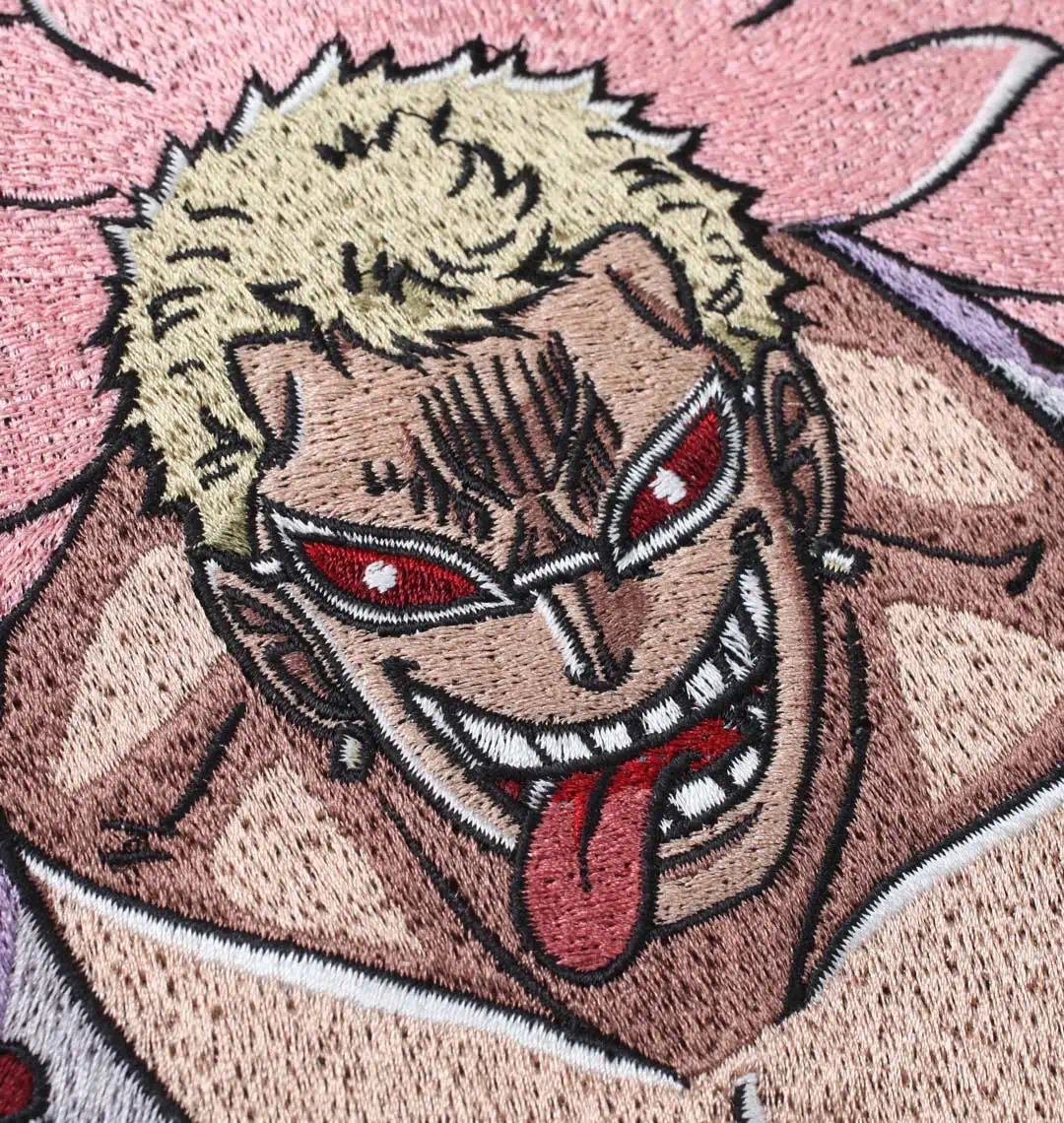 大きいサイズ ドフラミンゴ長袖Tシャツ | 絡繰魂×ONE PIECE (カラクリ