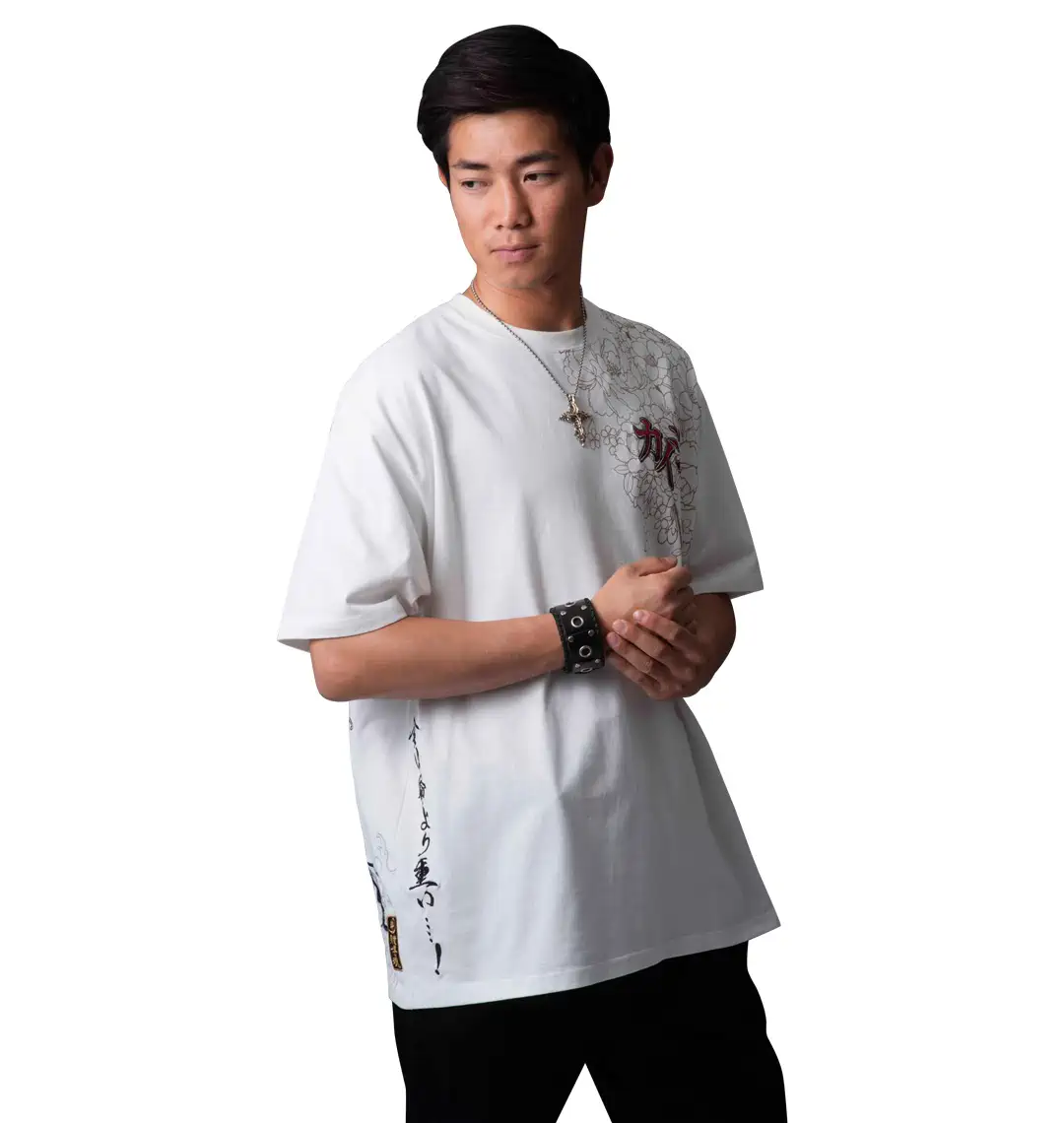 大きいサイズ 金は命より重い半袖Tシャツ | 絡繰魂×賭博黙示録カイジ