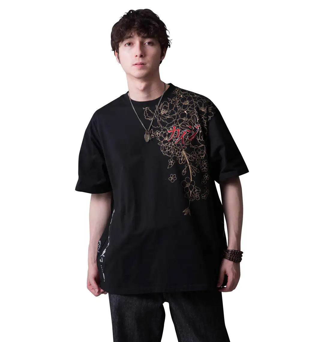 大きいサイズ 金は命より重い半袖Tシャツ | 絡繰魂×賭博黙示録カイジ