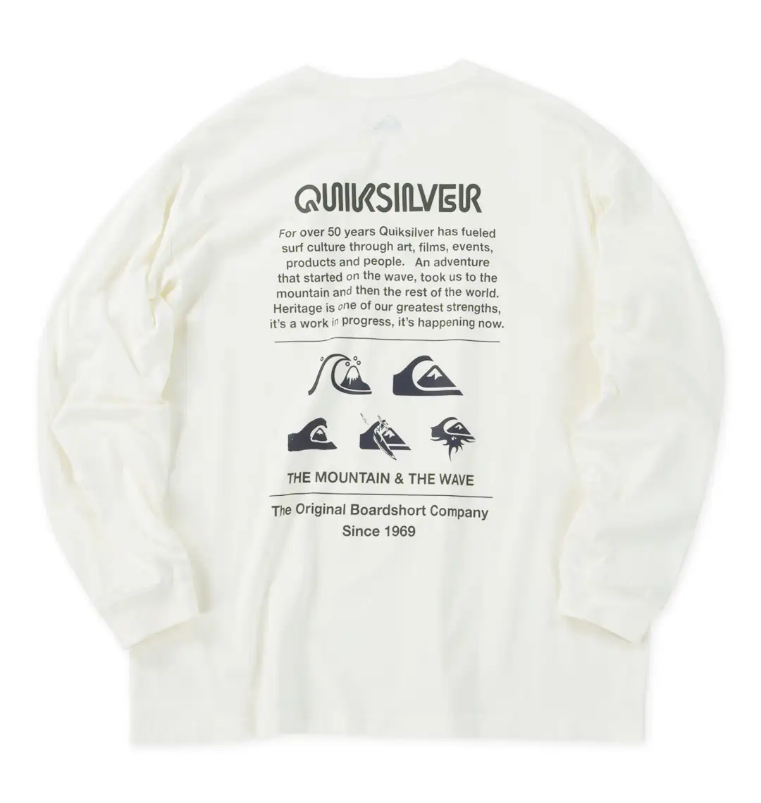 大きいサイズ DNA POCKET長袖Tシャツ | Quiksilver (クイックシルバー