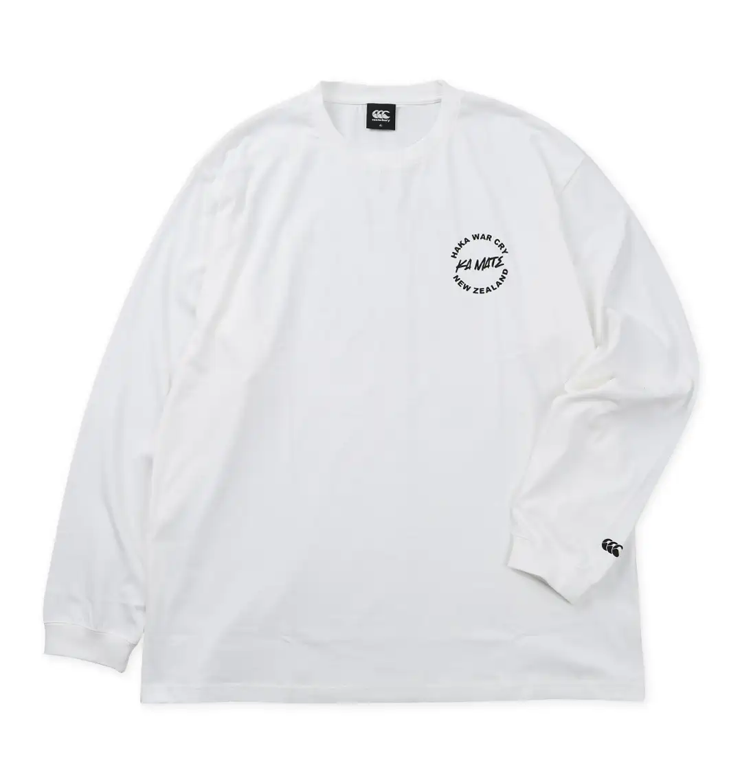 大きいサイズ HAKA WAR CRY長袖Tシャツ | canterbury (カンタベリー