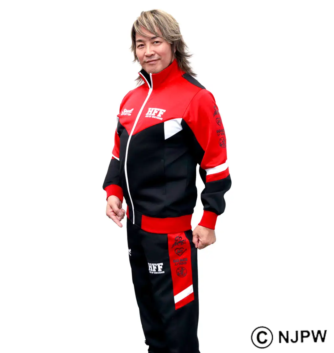 大きいサイズ 棚橋弘至長袖ジャージセット | SOUL SPORTS×新日本