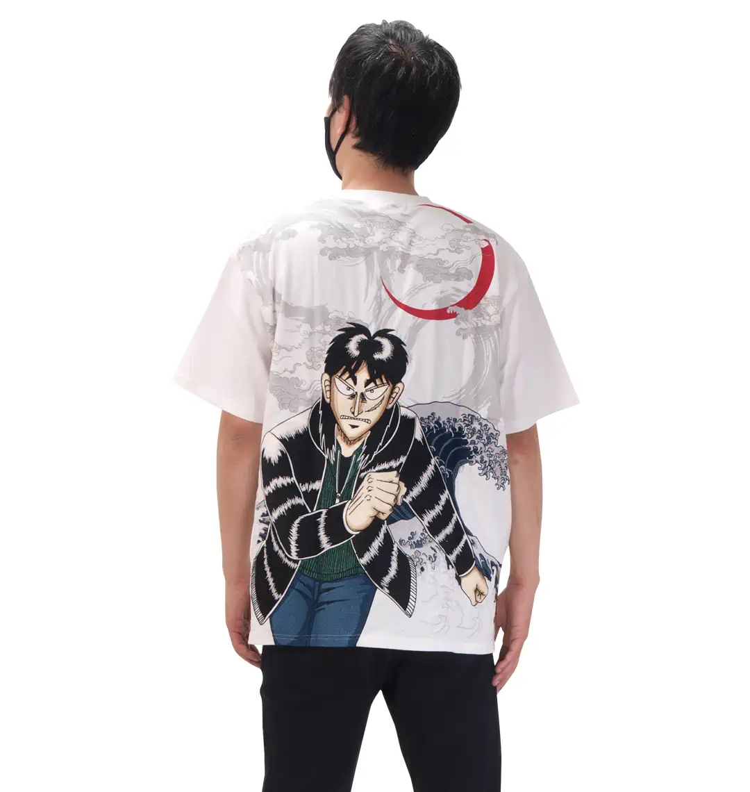 大きいサイズ 金は命より重い半袖Tシャツ | 絡繰魂×賭博黙示録カイジ