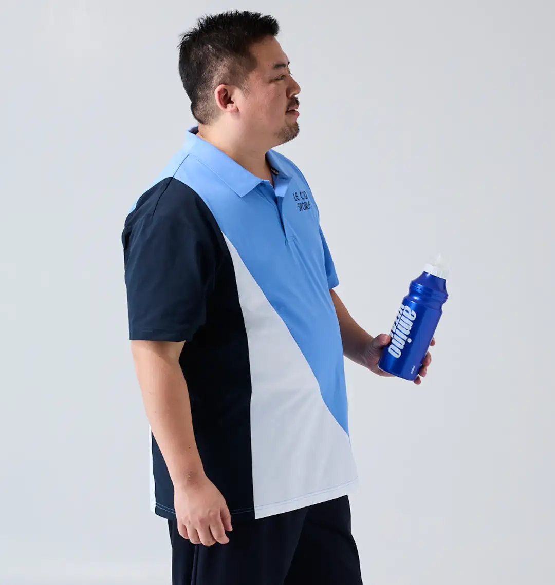 大きいサイズ ヘランカサンスクリーン半袖襟付シャツ | LE COQ SPORTIF