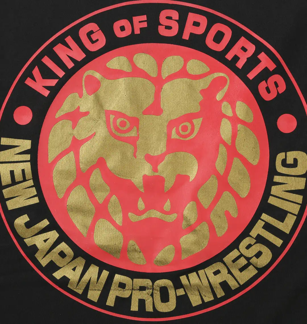 大きいサイズ ライオンマークドライ半袖Tシャツ(2025・ブラック×レッド