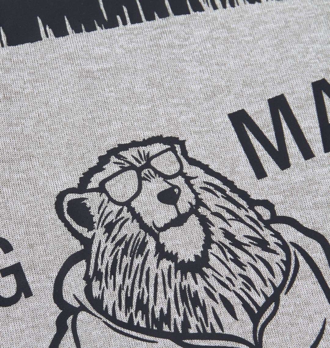 大きいサイズ メンズ Marmot (マーモット) ヘザーカウボーイキャンプ半袖Tシャツ プリント拡大