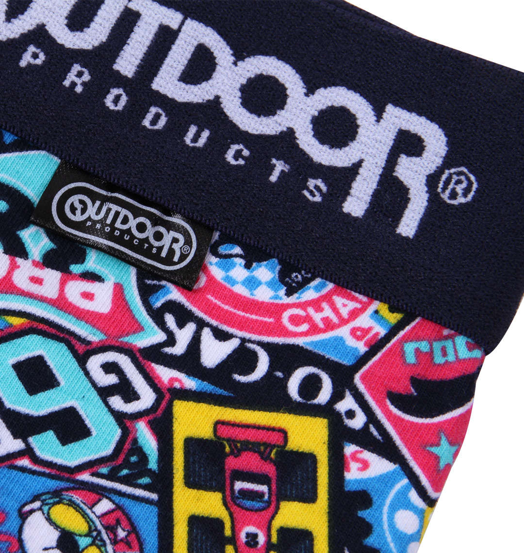 大きいサイズ メンズ OUTDOOR PRODUCTS (アウトドア プロダクツ) ステッカーボムボクサーパンツ
                        