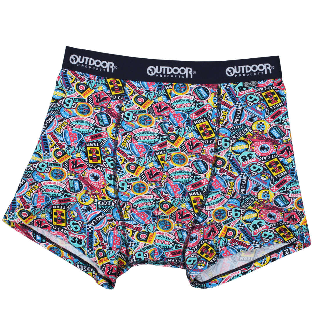 大きいサイズ メンズ OUTDOOR PRODUCTS (アウトドア プロダクツ) ステッカーボムボクサーパンツ
                        