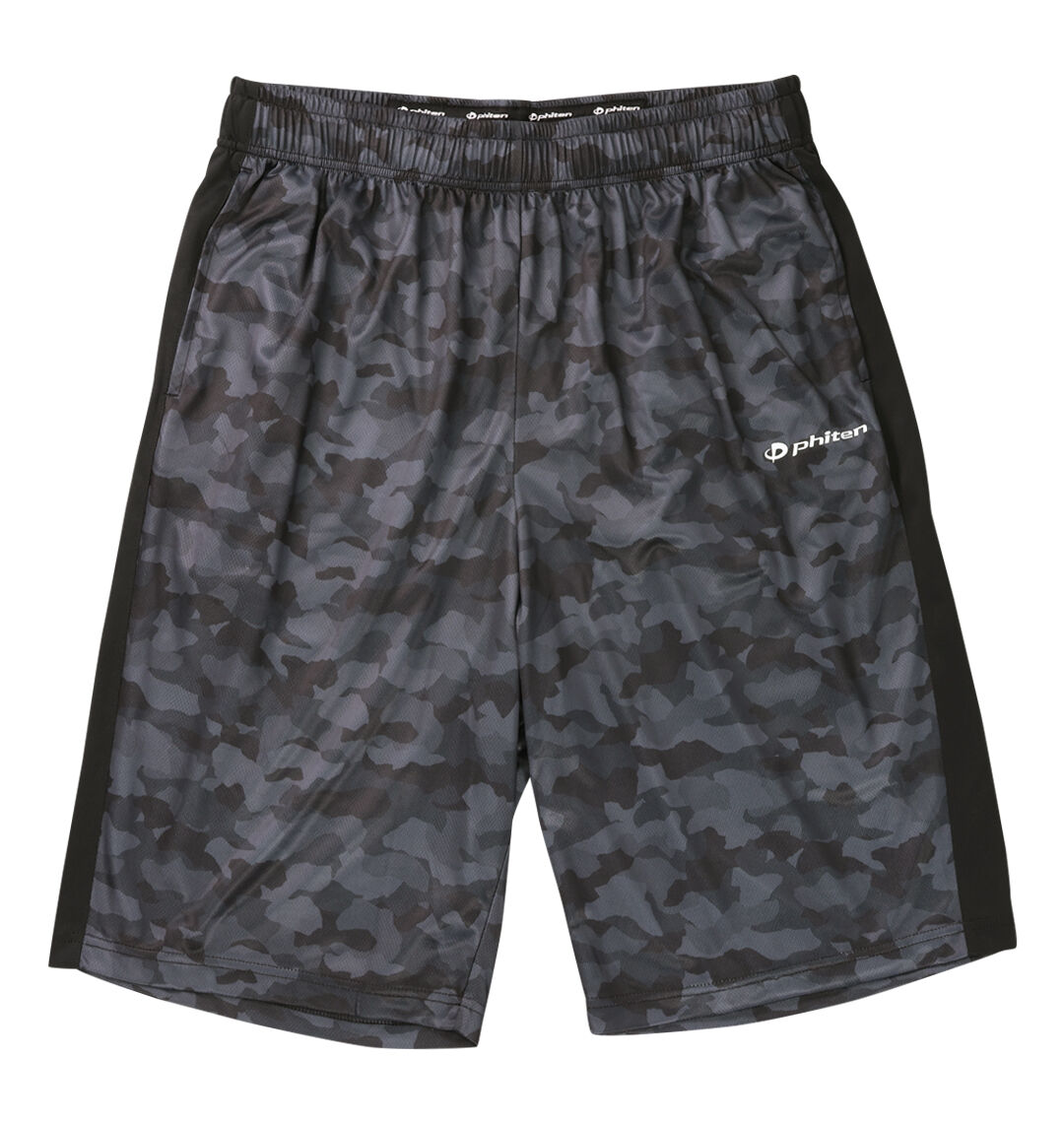 大きいサイズ メンズ Phiten (ファイテン) DRY総柄ハーフパンツ