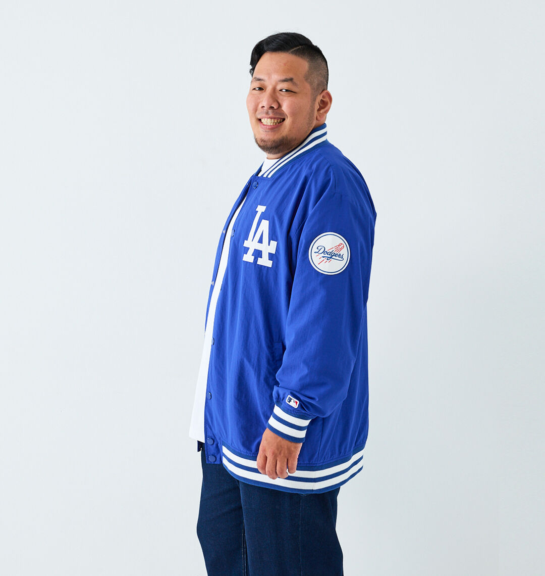 大きいサイズ メンズ Fanatics (ファナティクス) MLBナイロンスタジアムジャケット