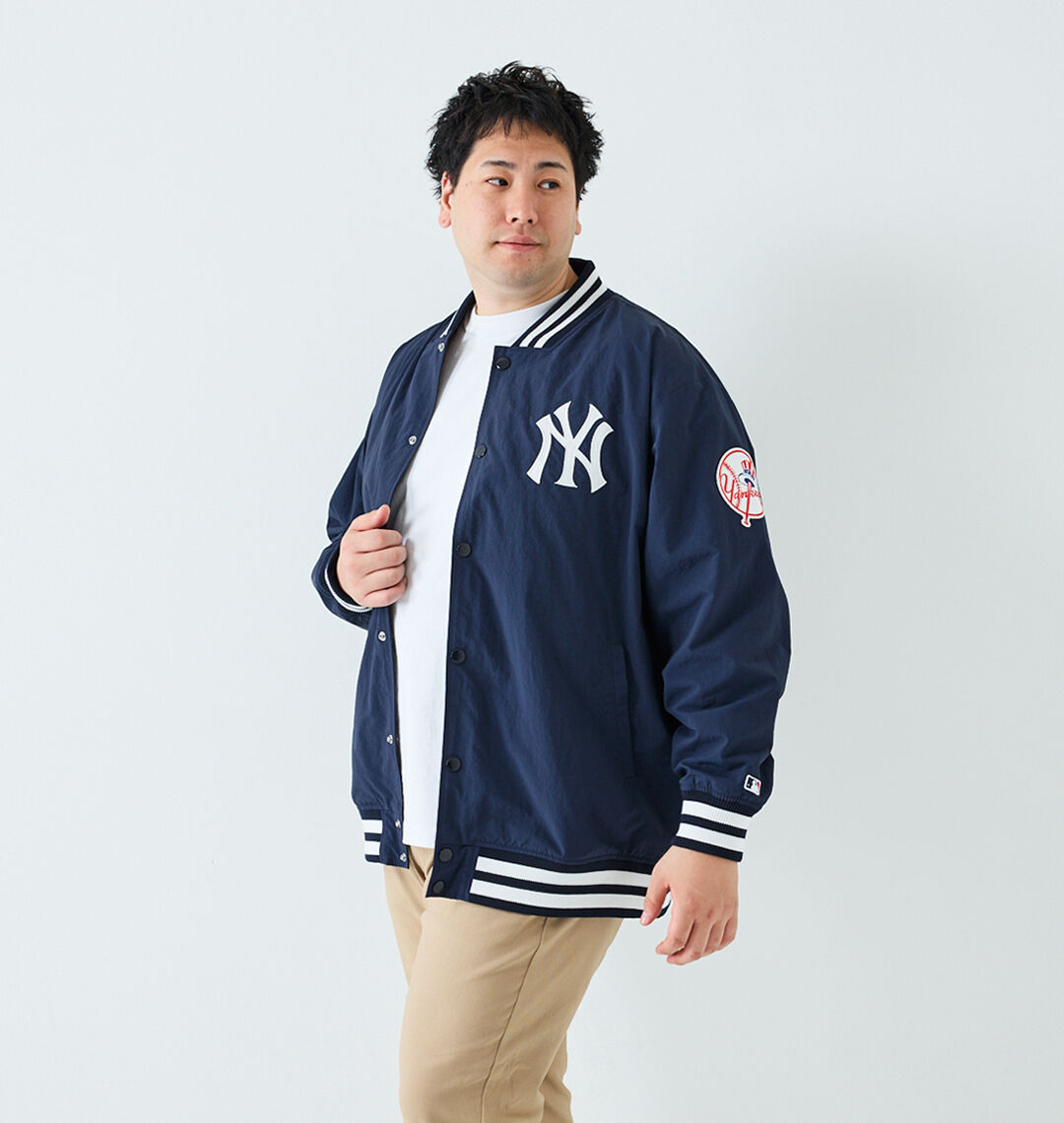 大きいサイズ メンズ Fanatics (ファナティクス) MLBナイロンスタジアムジャケット