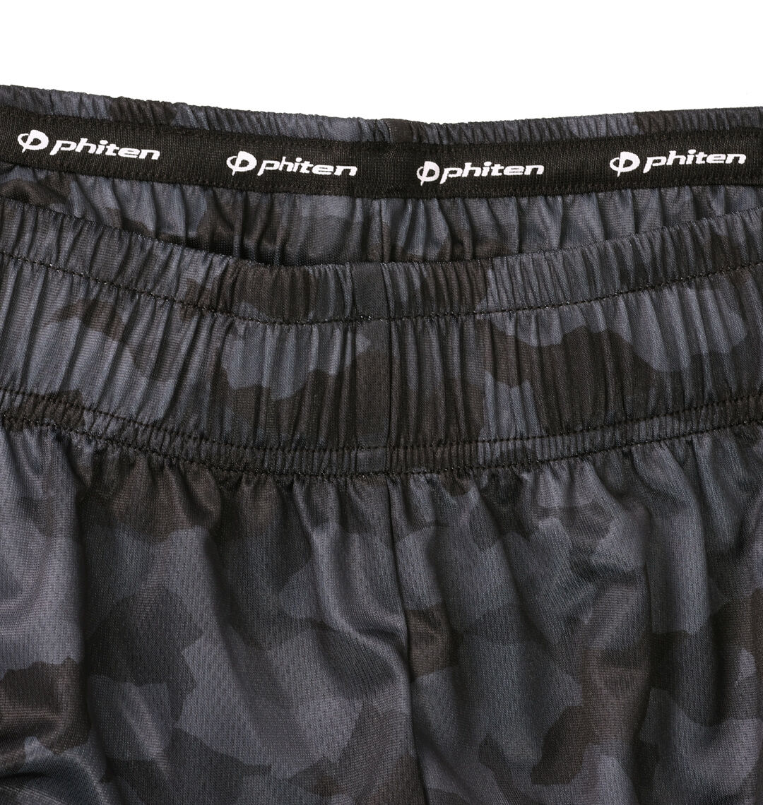 大きいサイズ メンズ Phiten (ファイテン) DRY総柄ハーフパンツ アクアチタンテープ