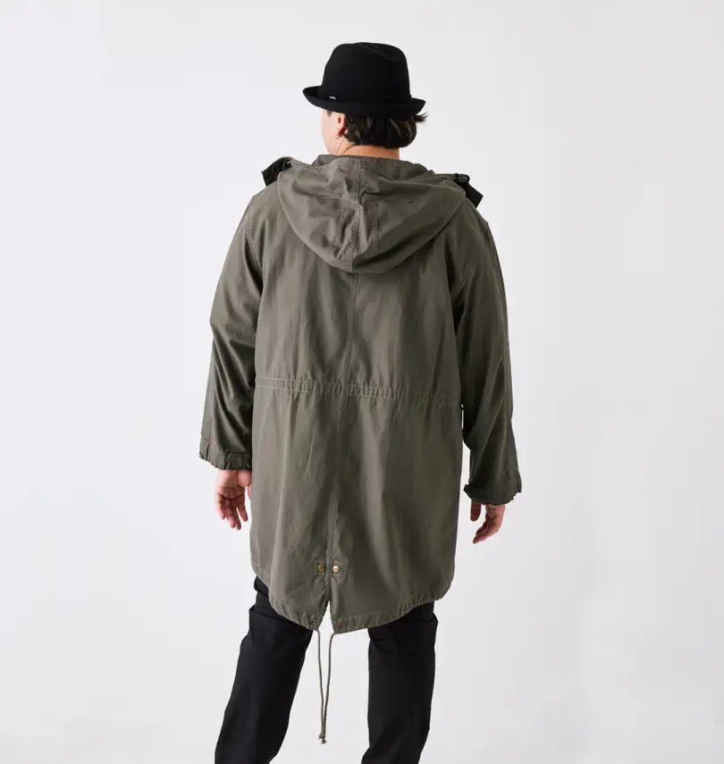 BUNDESWEAR M-51 ツイルズモッズコート　カーキ　大きいサイズ　6L 大きいサイズ メンズ BUNDESWEAR M-51 ツイル モッズコート（メーカー