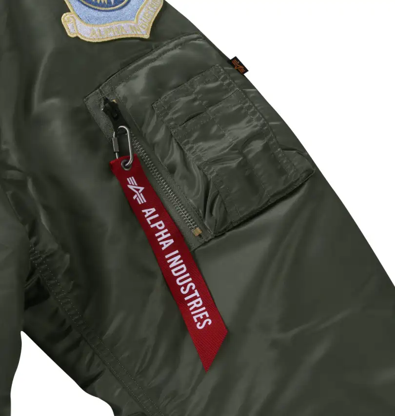 大きいサイズ MA-1 FULL PATCHED CORE SPECジャケット | ALPHA 