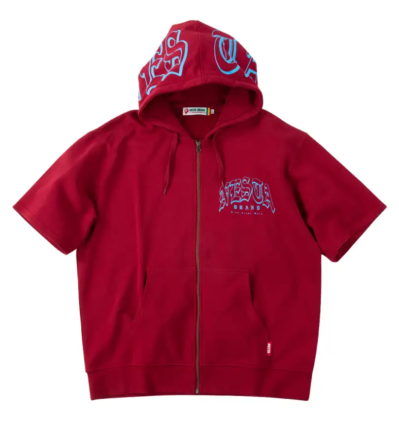大きいサイズ 半袖フルジップパーカー | NESTA BRAND (ネスタブランド