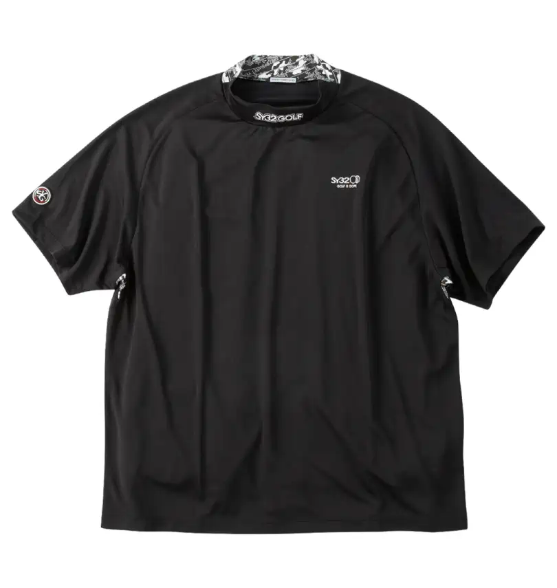 ゴルフ SY32 by SWEET YEARS ゴルフ 半袖 Tシャツ モックネック