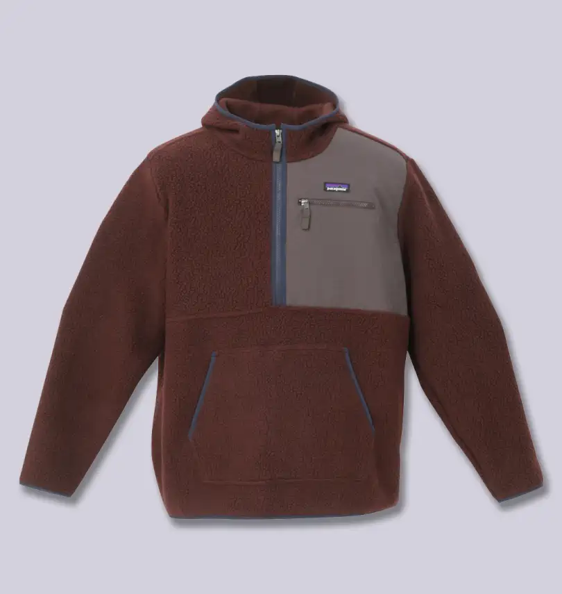 大きいサイズ ハーフジップフリースパーカー | PATAGONIA (パタゴニア