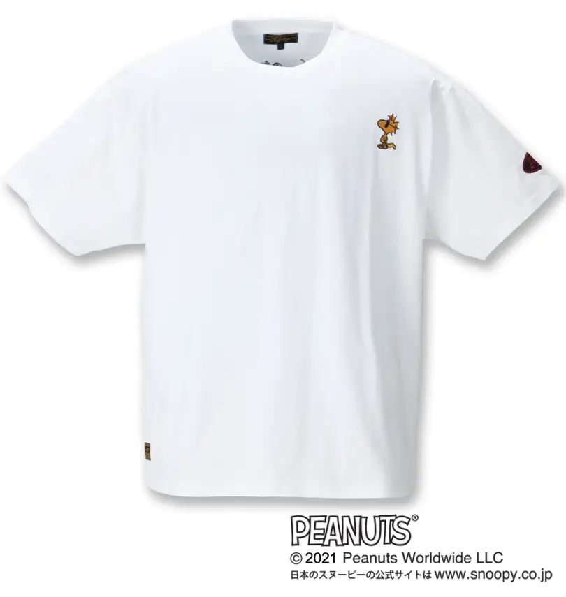 スヌーピーコラボ半袖tシャツ Flagstaff Peanuts フラッグスタッフ 大きいサイズのメンズ服通販 ミッド インターナショナル 商品番号1278 1525