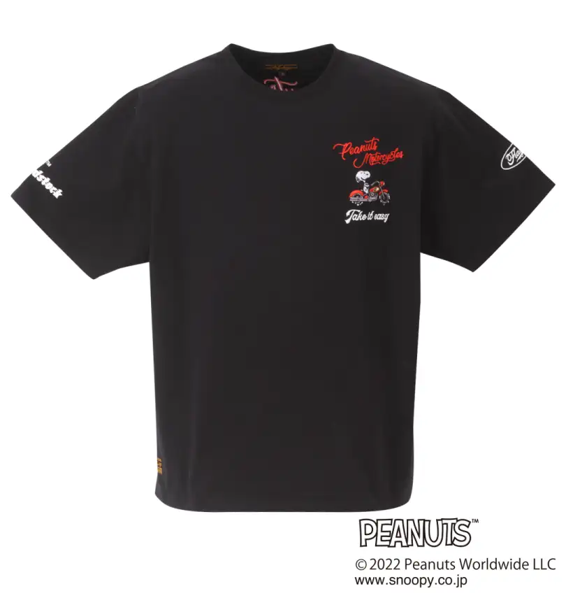 スヌーピーコラボ半袖tシャツ Flagstaff Peanuts フラッグスタッフ 大きいサイズのメンズ服通販 ミッド インターナショナル 商品番号1278 2530
