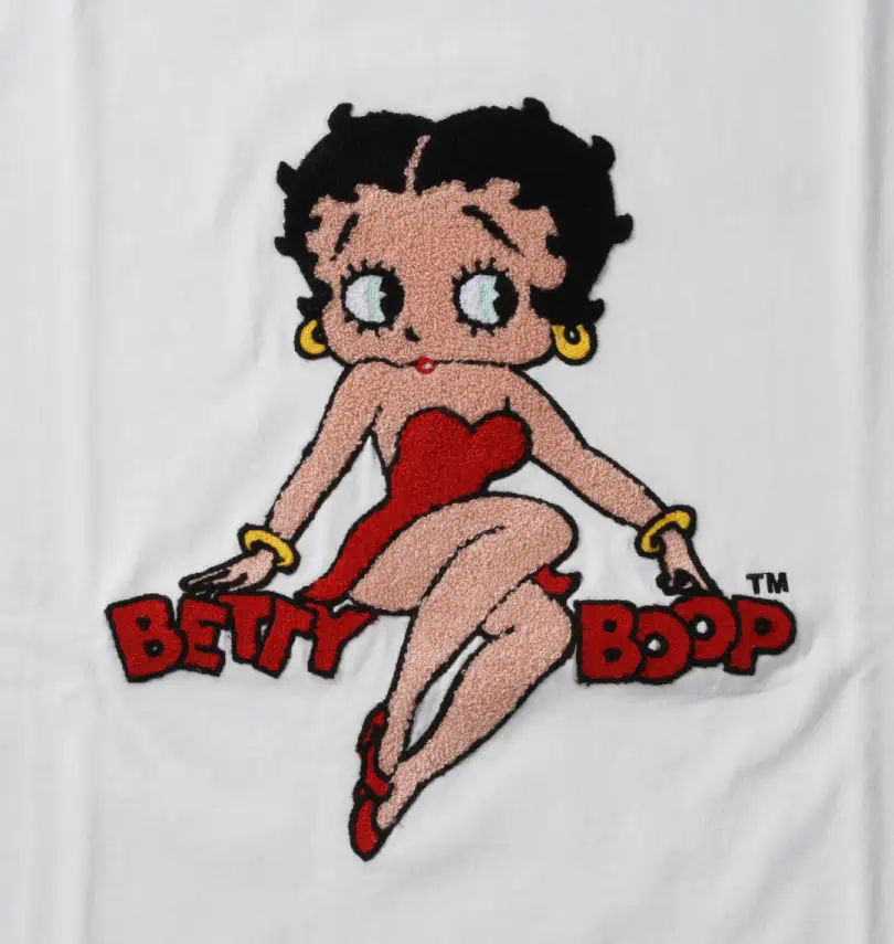 大きいサイズ サガラ刺繍半袖tシャツ Betty Boop ベティ ブープ 大きいサイズのメンズ服通販ミッド 1278 1281