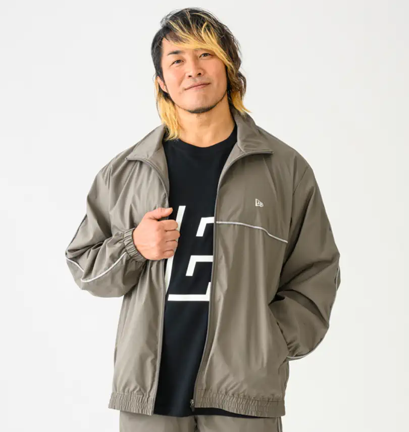 大きいサイズ パイピングトラックジャケット | NEW ERA (ニューエラ